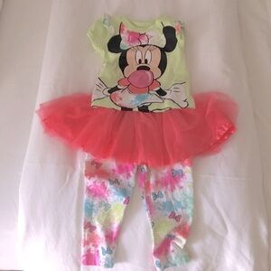 Disney 2 Pc Minnie Mouse Matching set